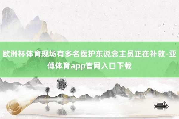 欧洲杯体育现场有多名医护东说念主员正在补救-亚傅体育app官网入口下载